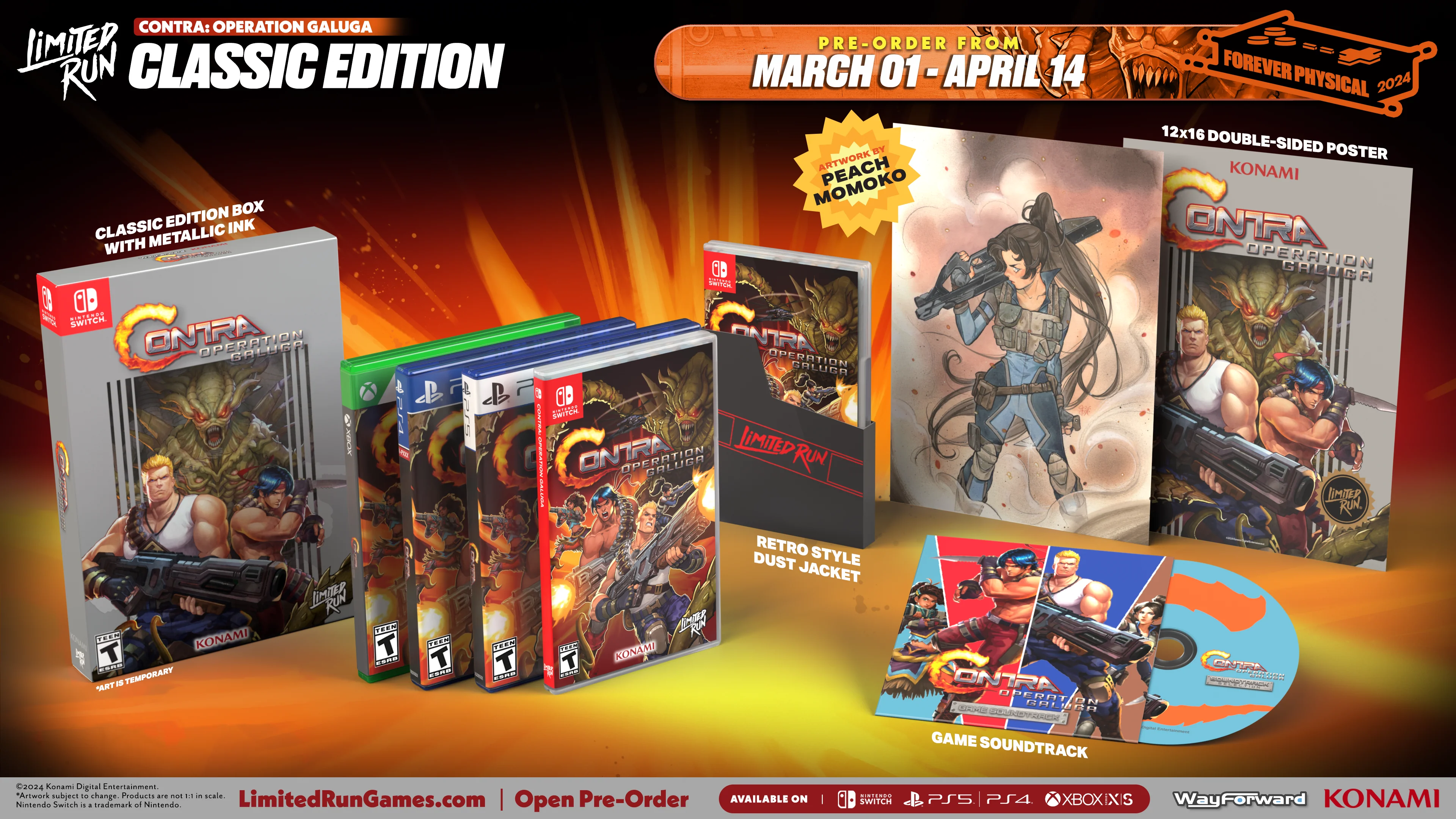 PS5 Limited Run #95: Contra: Operation Galuga Classic Edition