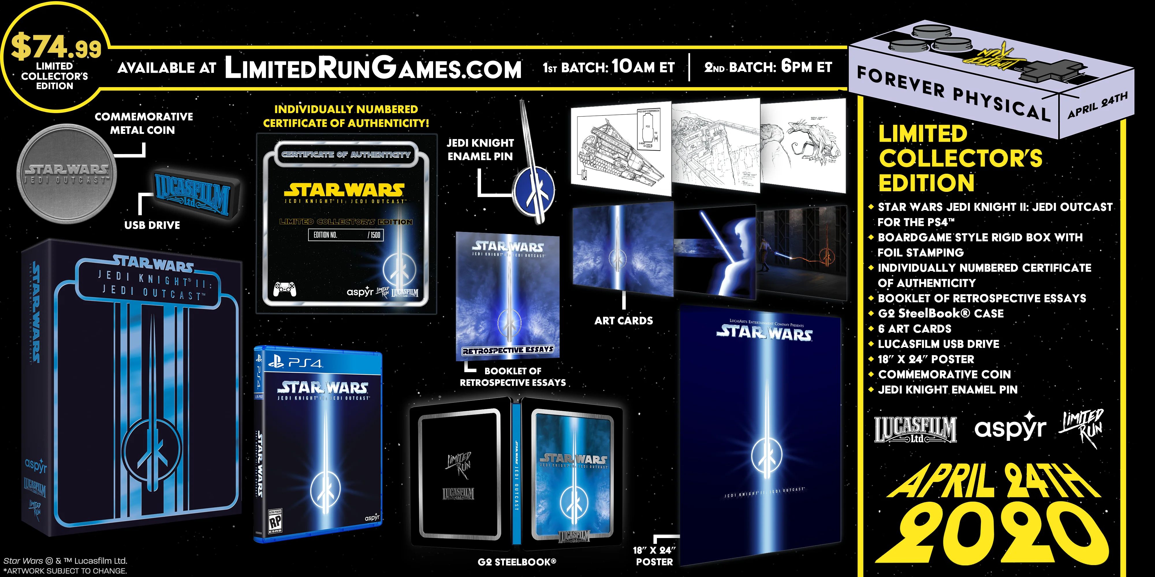 Limited Run #336: Star Wars Jedi Knight II: Jedi Outcast Premium Edition (PS4)