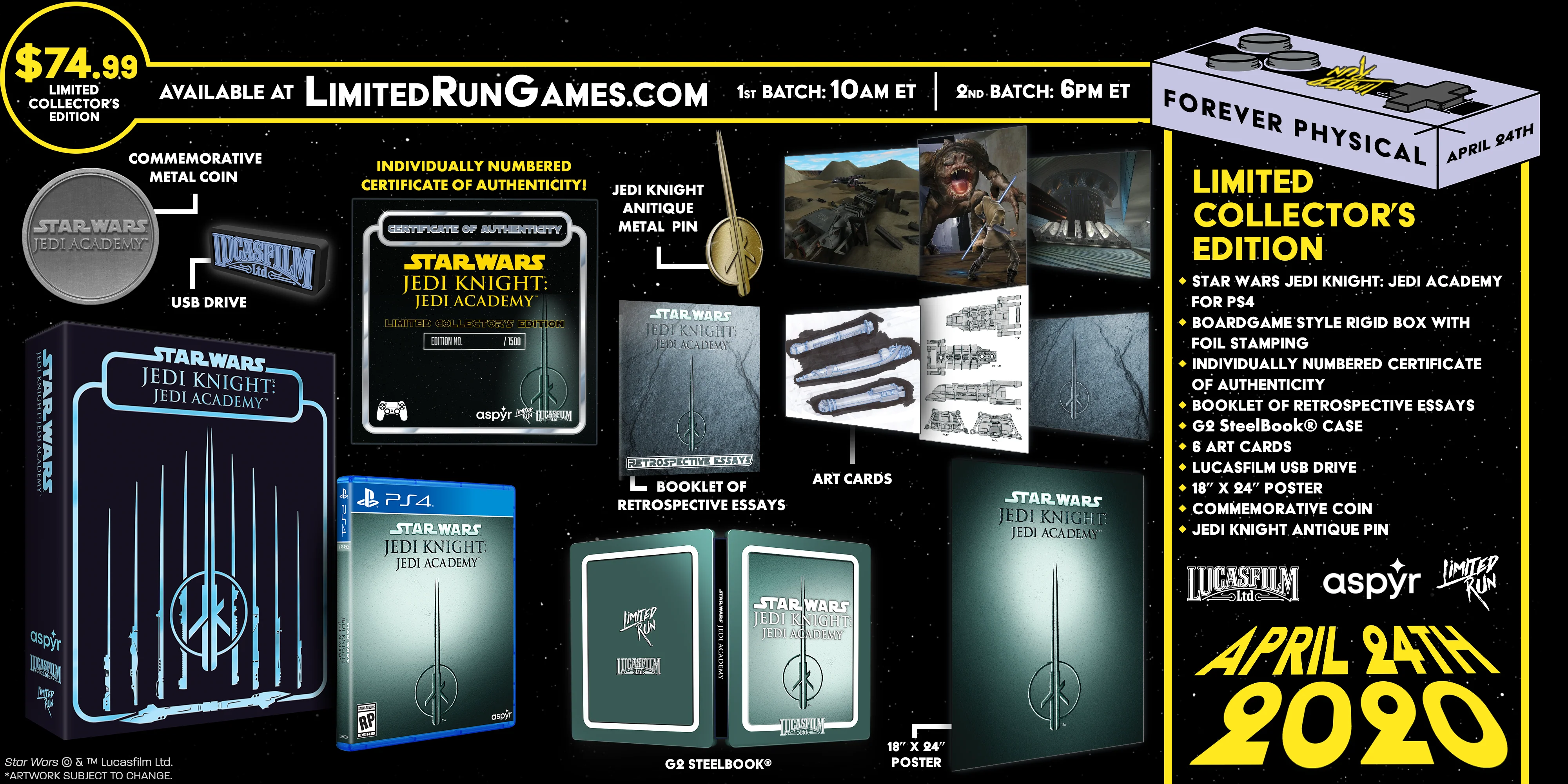 Limited Run #337: Star Wars Jedi Knight: Jedi Academy Premium Edition (PS4)