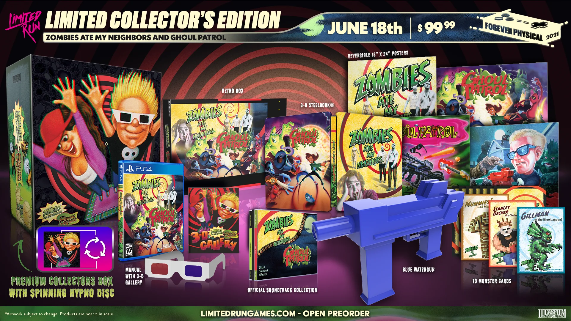 Limited Run #414: Zombies Ate My Neighbors & Ghoul Patrol Collector's Edition (PS4)