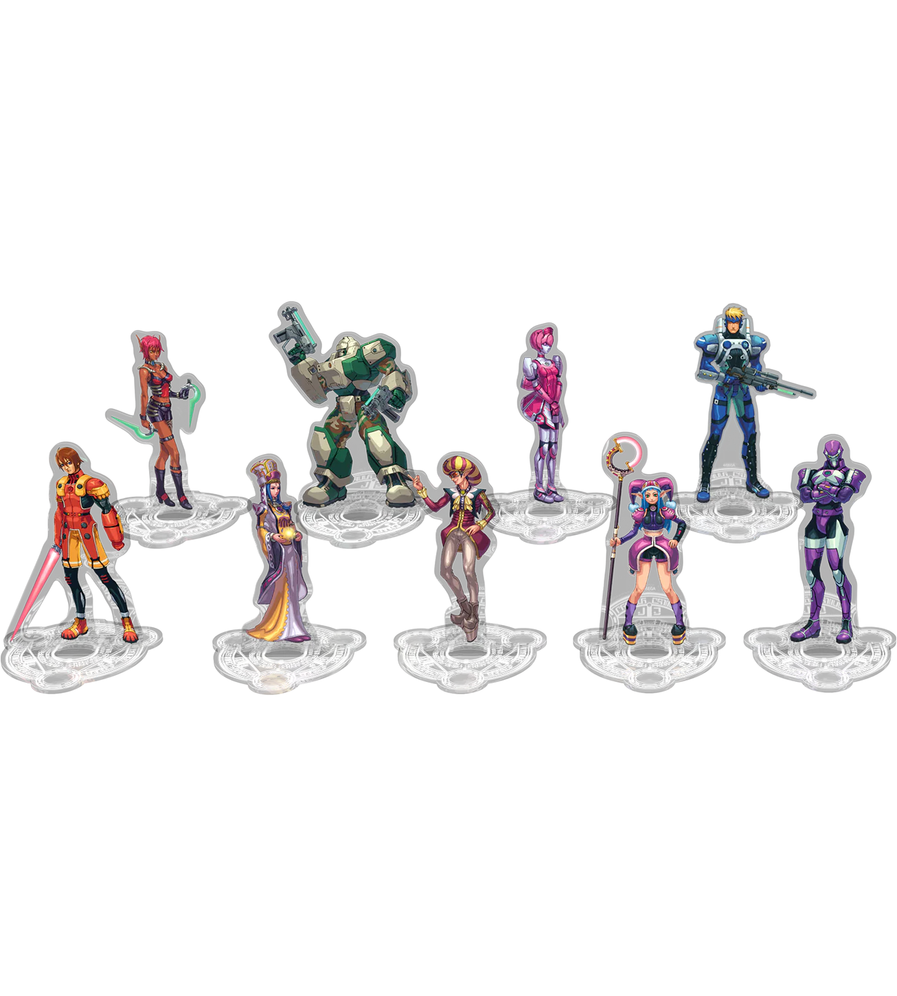 Phantasy Star Online Acrylic Standee Heroes