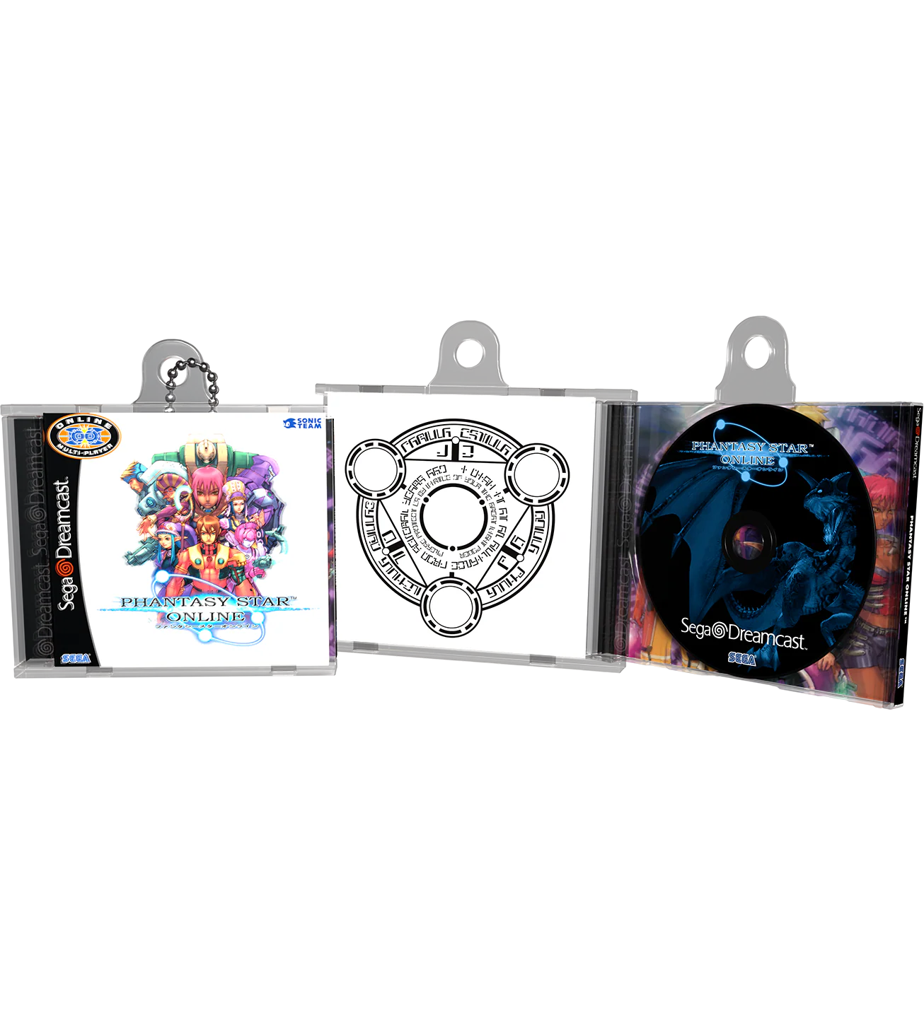 Phantasy Star Online Game Case Keychain