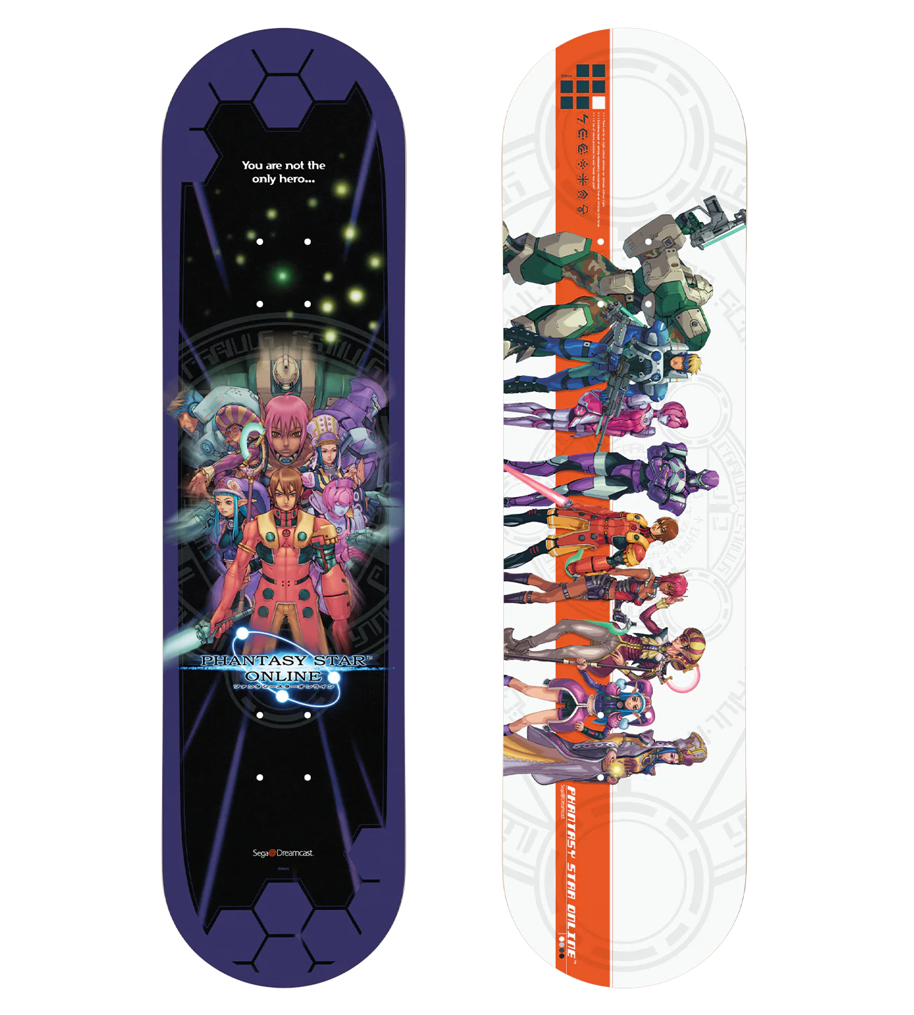 Phantasy Star Online Skate Deck