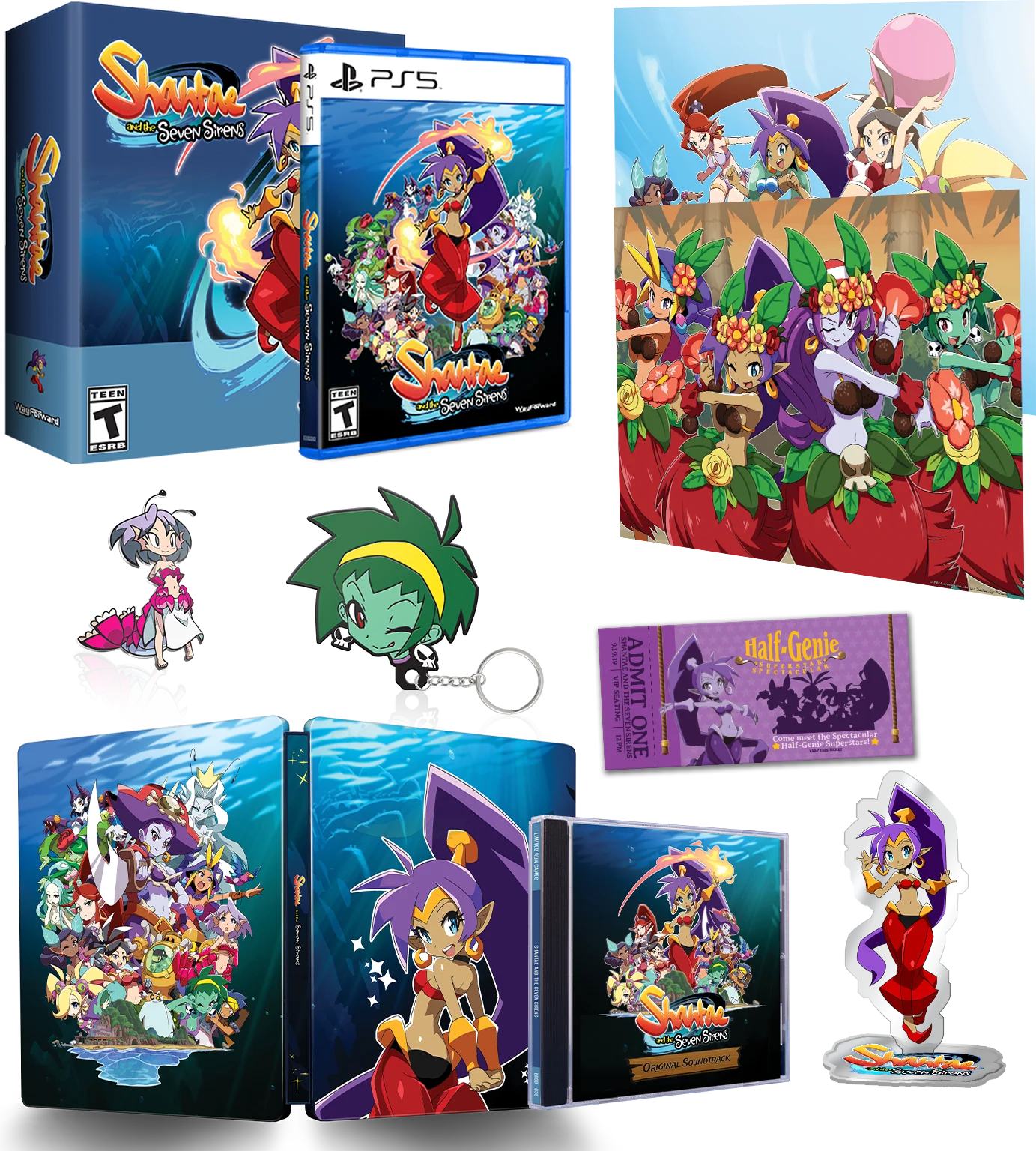 PS5 Limited Run #7: Shantae and the Seven Sirens Collector's Edition
