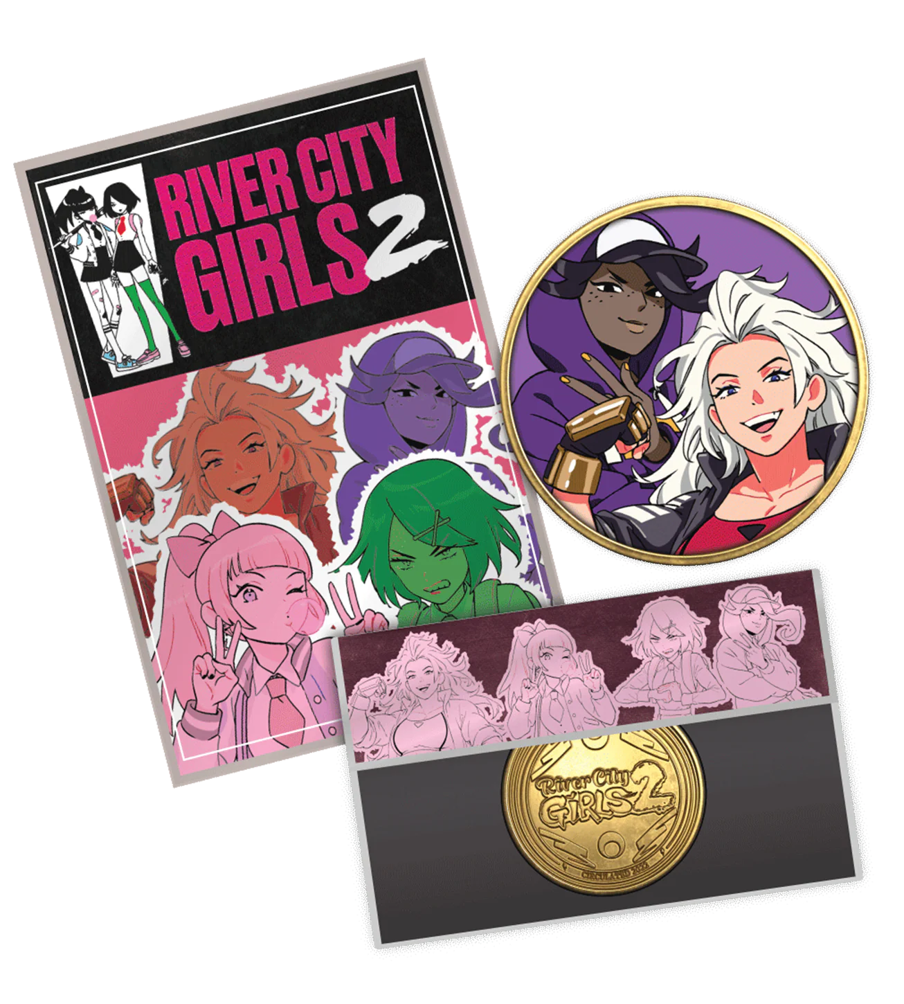River City Girls 2 Commemorative Collectible Coin
