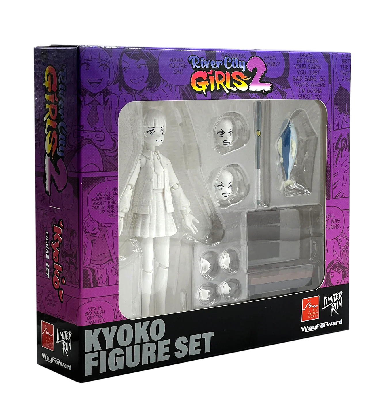 River City Girls 2 Figure Sets White