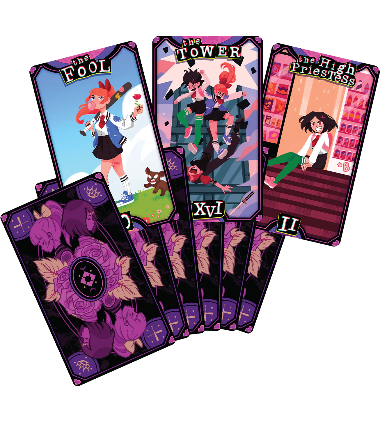River City Girls 2 Tarot Card Deck