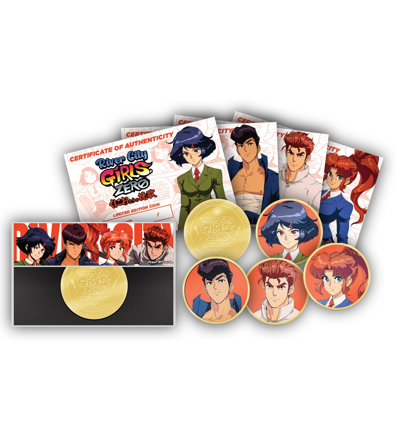 River City Girls Zero Collectible Coin Set