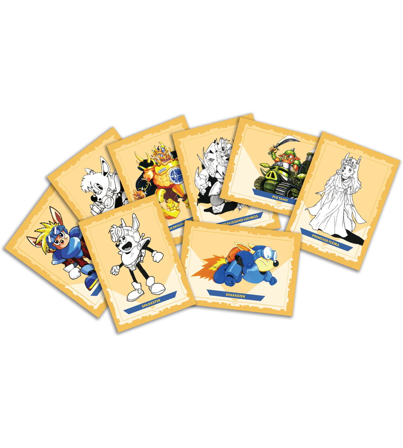 Rocket Knight Adventures: Re-Sparked Trading Card Set