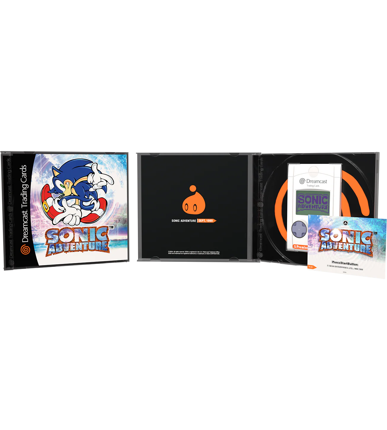 Sonic Adventure Jewel Case Trading Card Pack