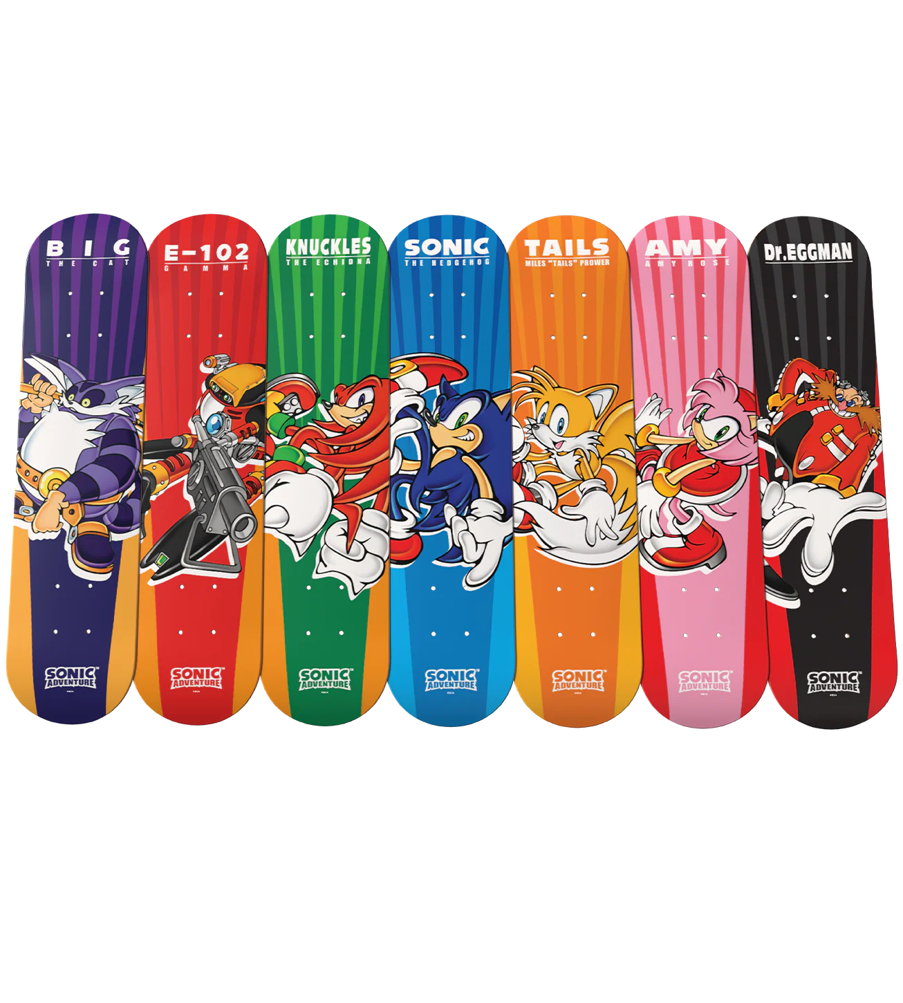 Sonic Adventure Skate Decks