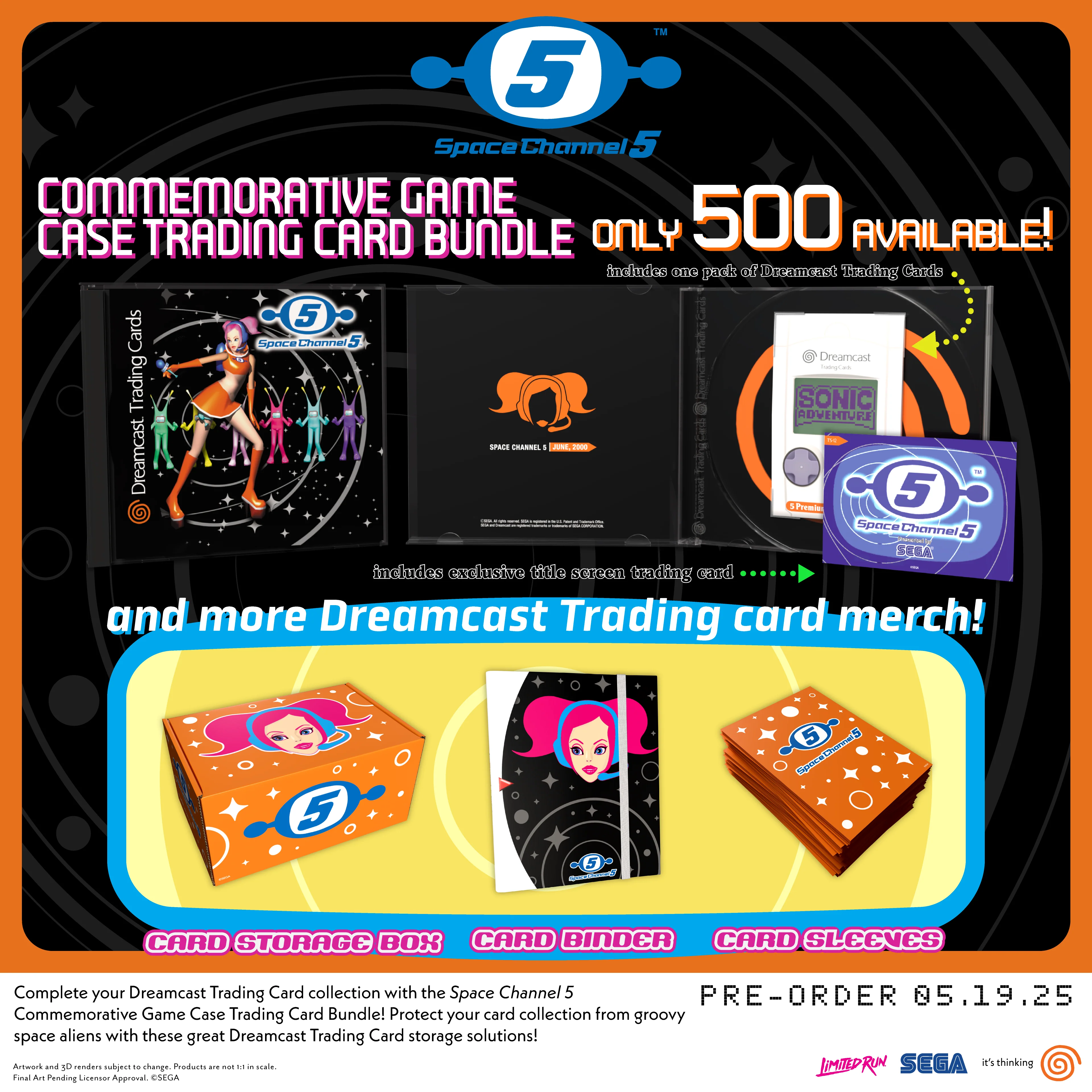 Space Channel 5 Card Sleeves