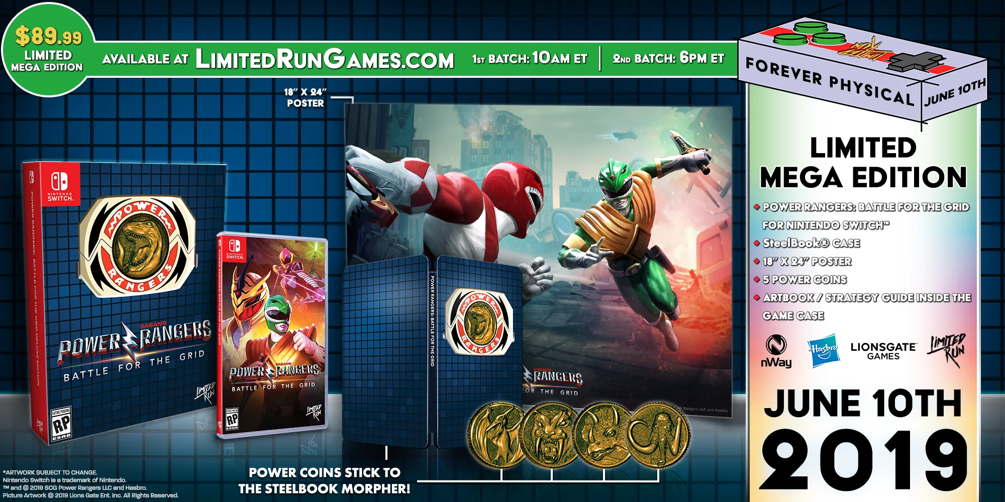 Switch Limited Run #38: Power Rangers: Battle for the Grid Mega Edition