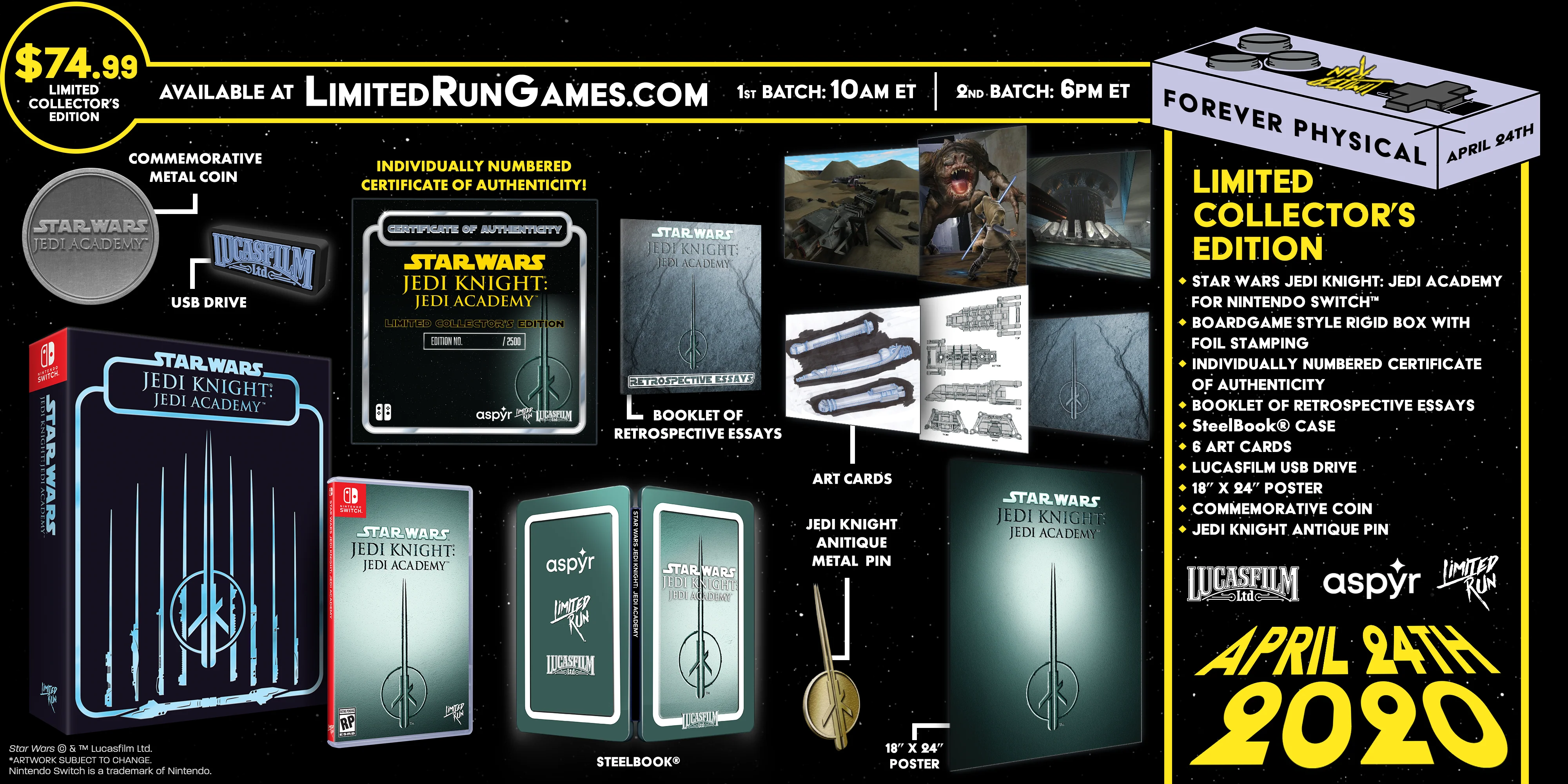Switch Limited Run #70: Star Wars Jedi Knight: Jedi Academy Premium Edition