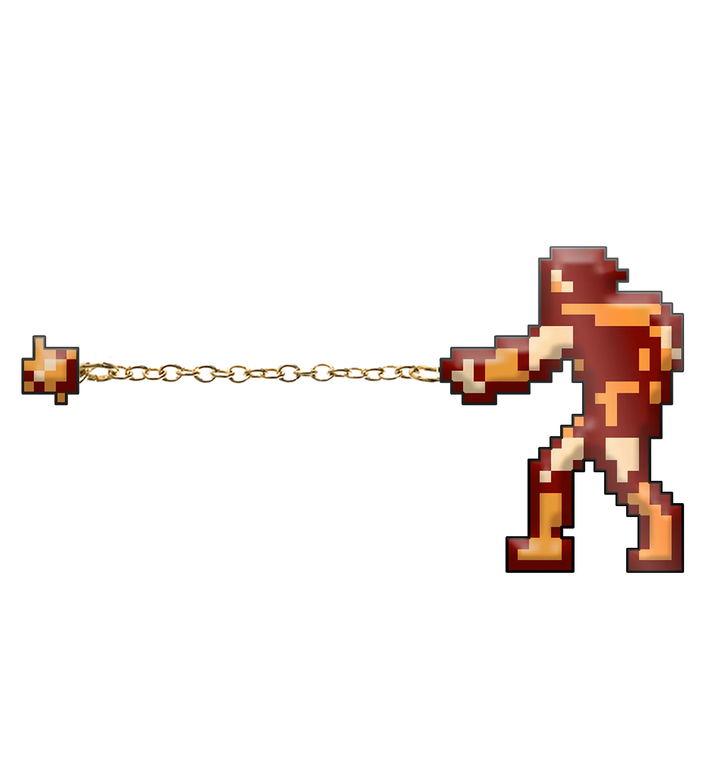 Castlevania Anniversary Collection - Simon Chain Whip Enamel Pin