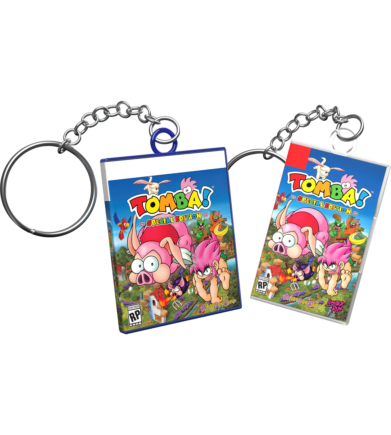 Tomba! Special Edition Mini Game Case Keychain