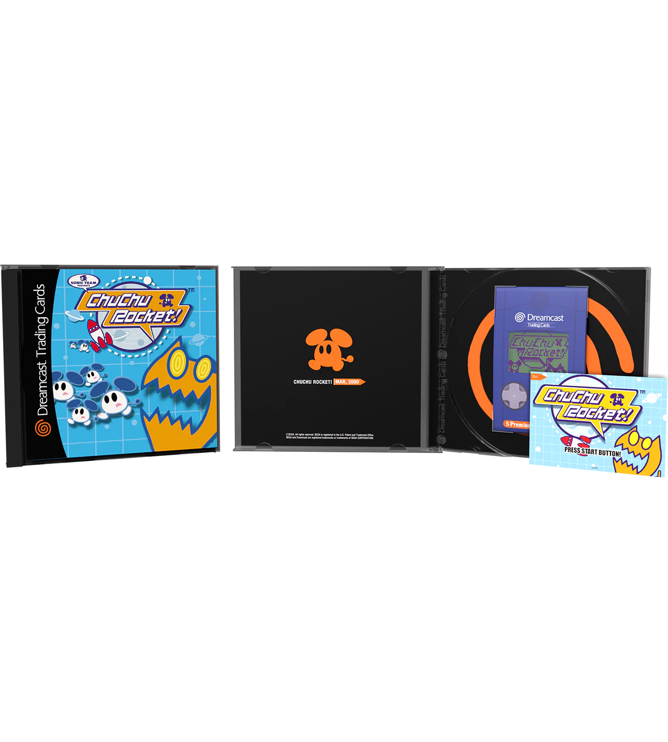 ChuChu Rocket! Commemorative Game Case Trading Card Bundle