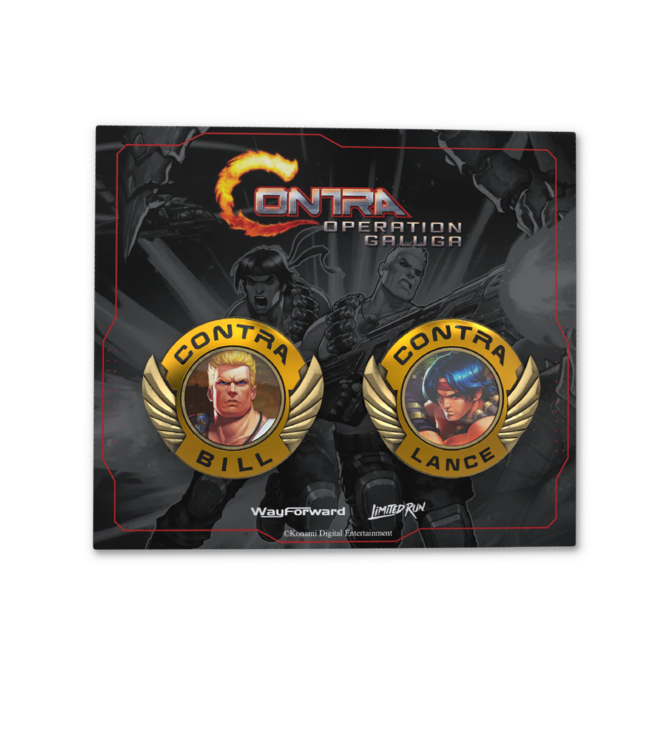 Contra: Operation Galuga Pin Set