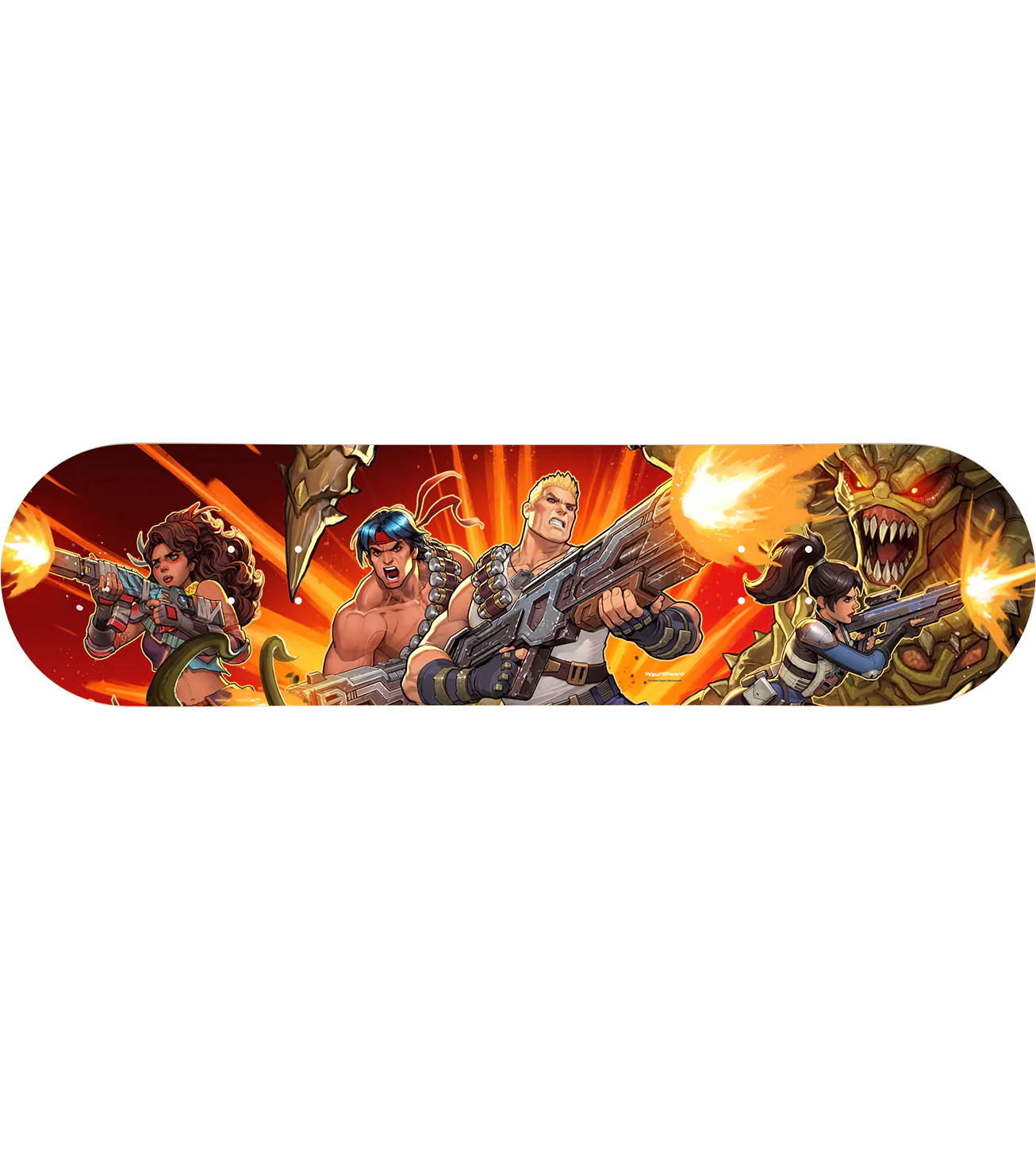 Contra: Operation Galuga Skate Deck
