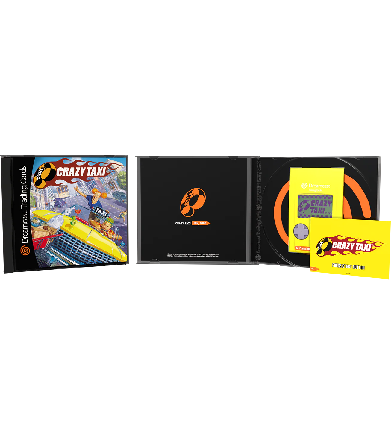 Crazy Taxi Commemorative Case Trading Card Bundle