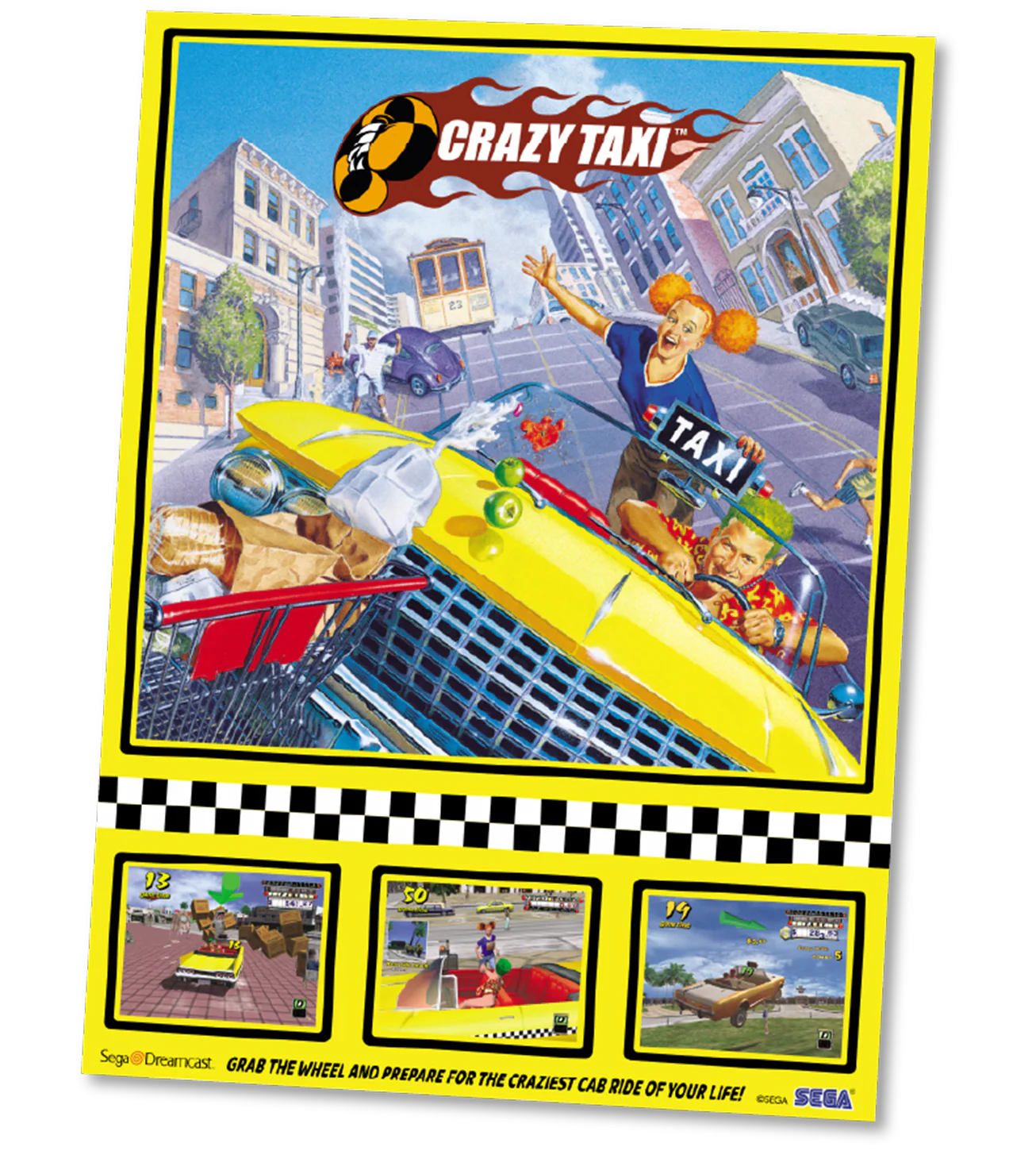 Crazy Taxi Poster