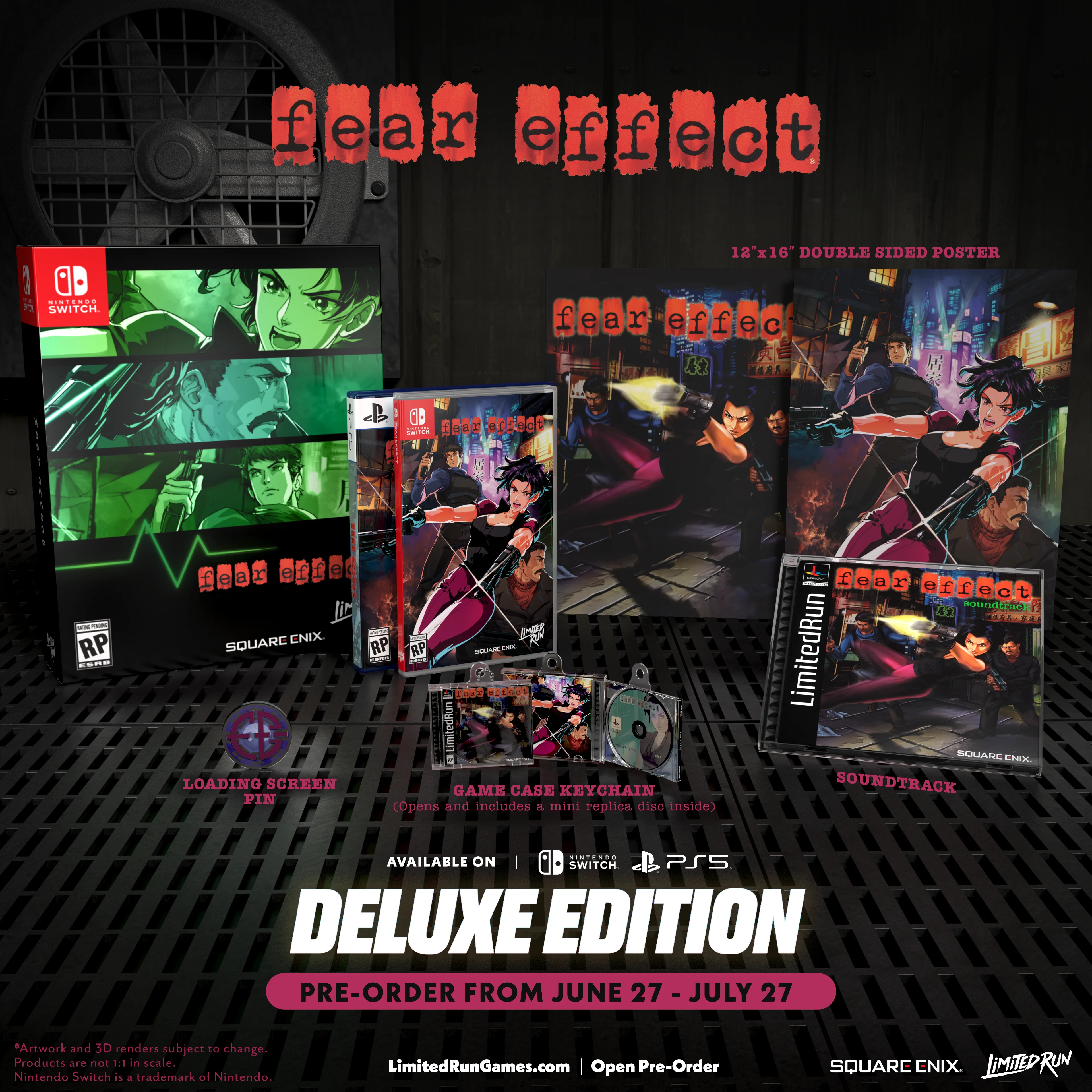 Fear Effect Deluxe Edition (Switch, PS5)