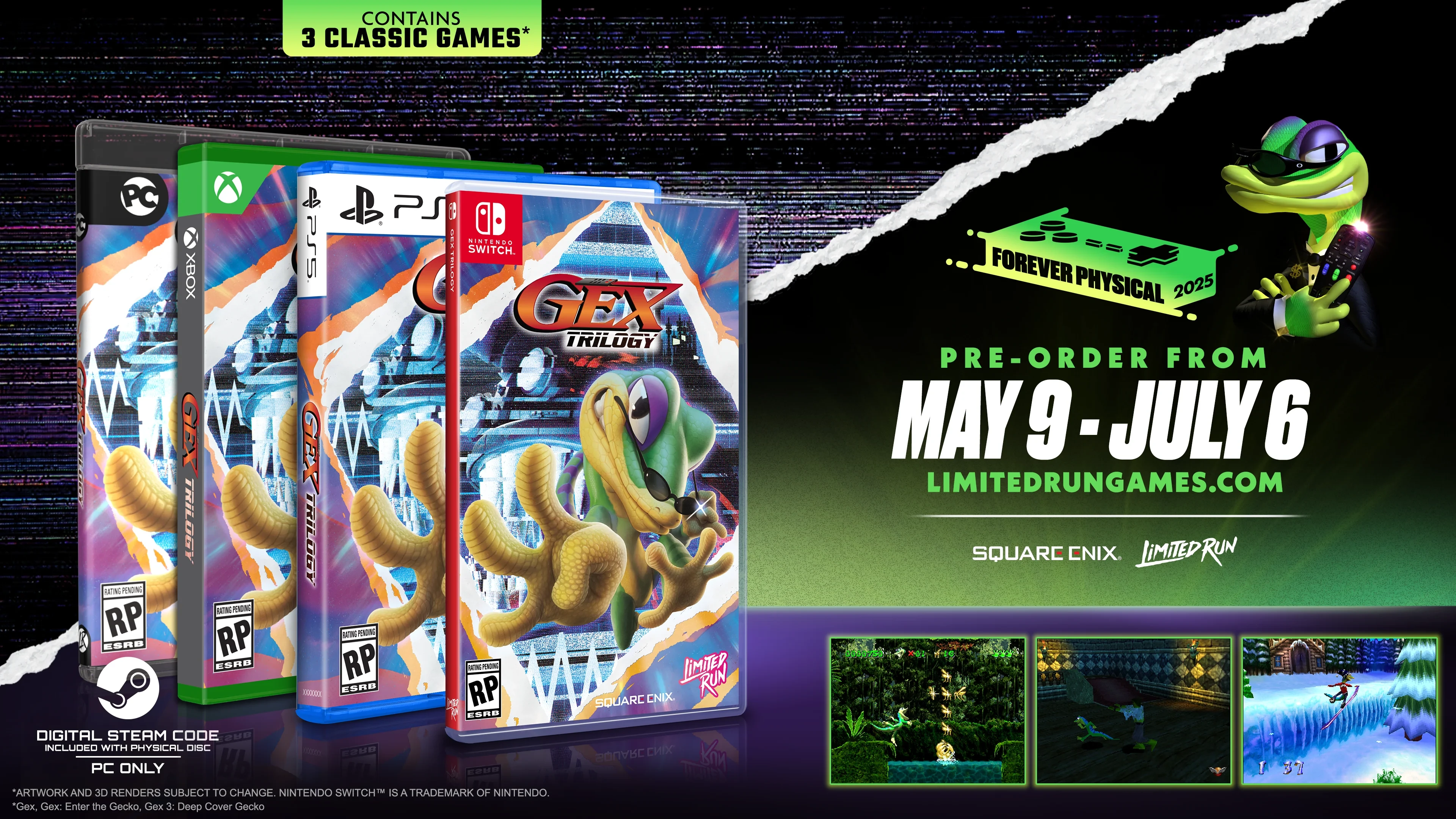 GEX Trilogy Standard Edition (Switch, PS5, Xbox, PC)